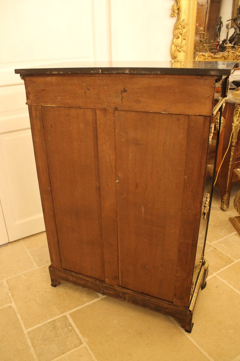 Support Height Furniture In Boulle Marquetry, Napoleon III Period-photo-6