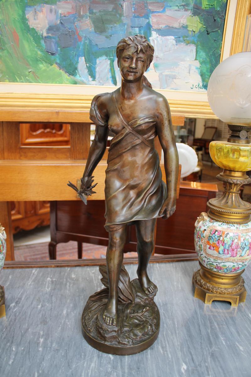 Bronze Sculpture By Joseph Osbach