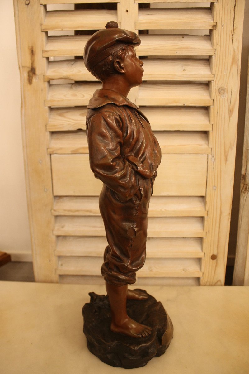 Victor Szczeblewski (1888-1965) - Moss Whistler In Bronze-photo-4