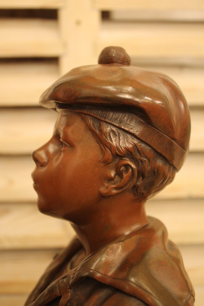 Victor Szczeblewski (1888-1965) - Moss Whistler In Bronze-photo-3