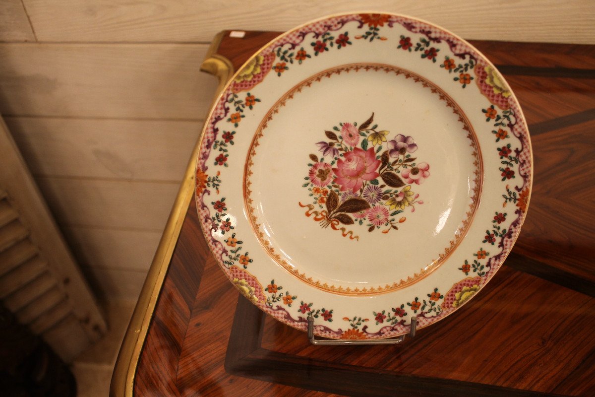 China Set Of Four Plates East India Company-photo-2