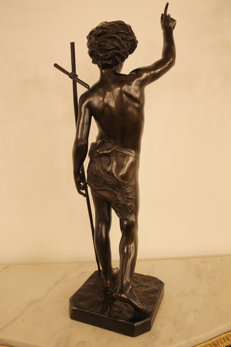 Dubois Paul (1829-1905) - Saint John The Baptist Child-photo-4