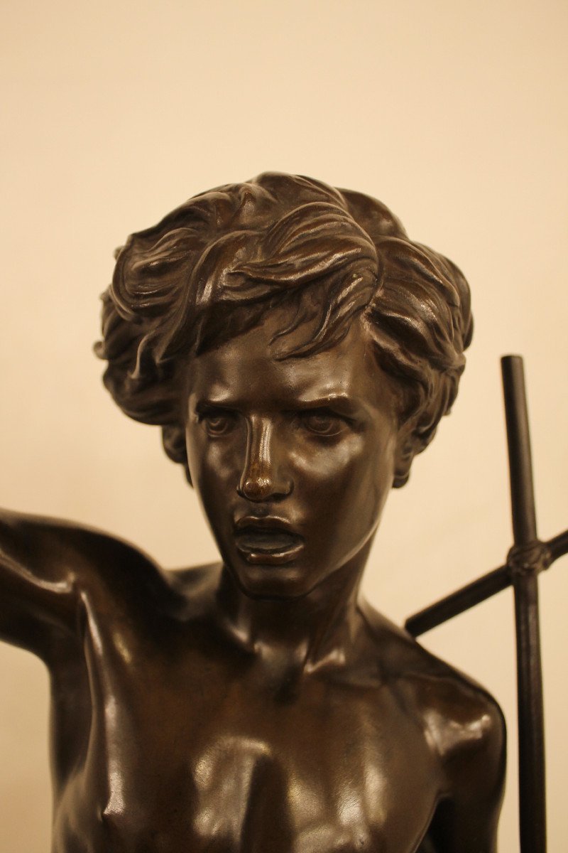 Dubois Paul (1829-1905) - Saint John The Baptist Child-photo-1