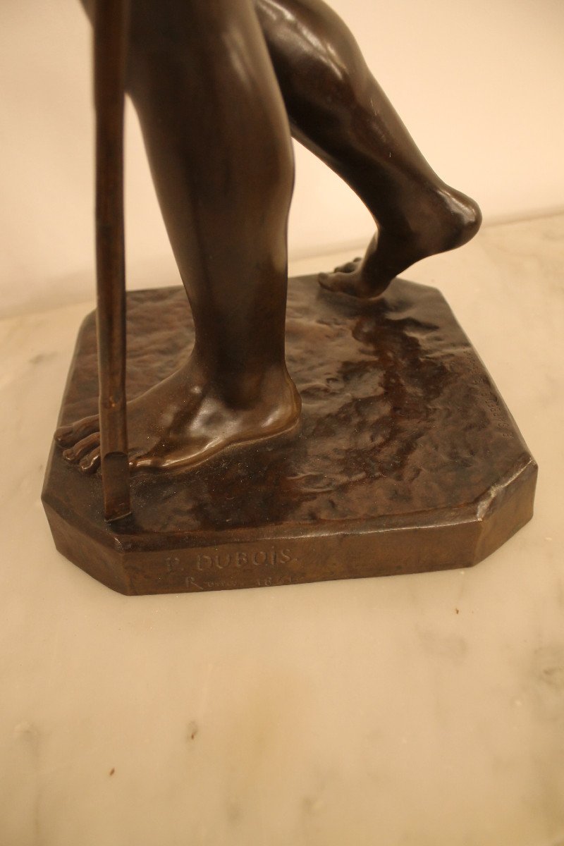 Dubois Paul (1829-1905) - Saint John The Baptist Child-photo-2