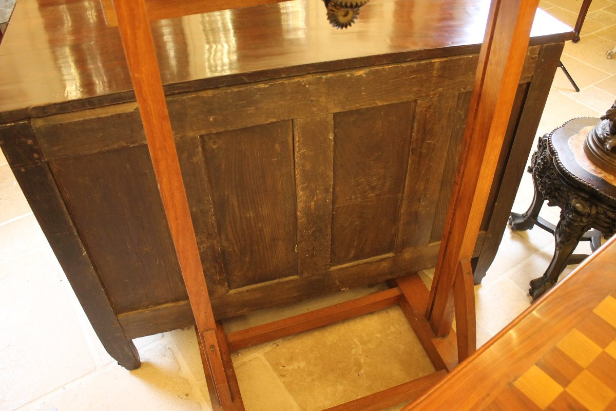 Louis XV Period Nantes-style Chest Of Drawers In Solid Mahogany-photo-7