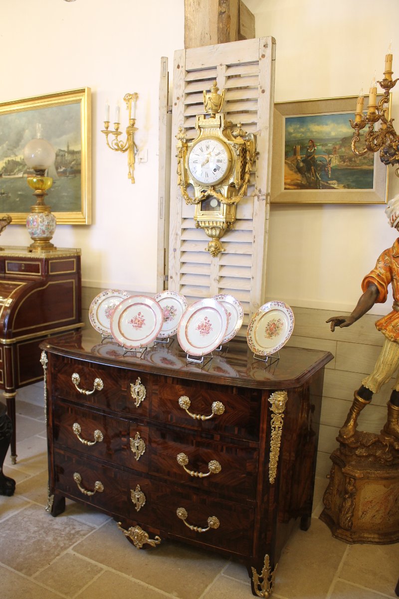 A Gilded Bronze Wall Clock From The Louis XVI Period, With The Dial Signed “lacan A Paris”-photo-8