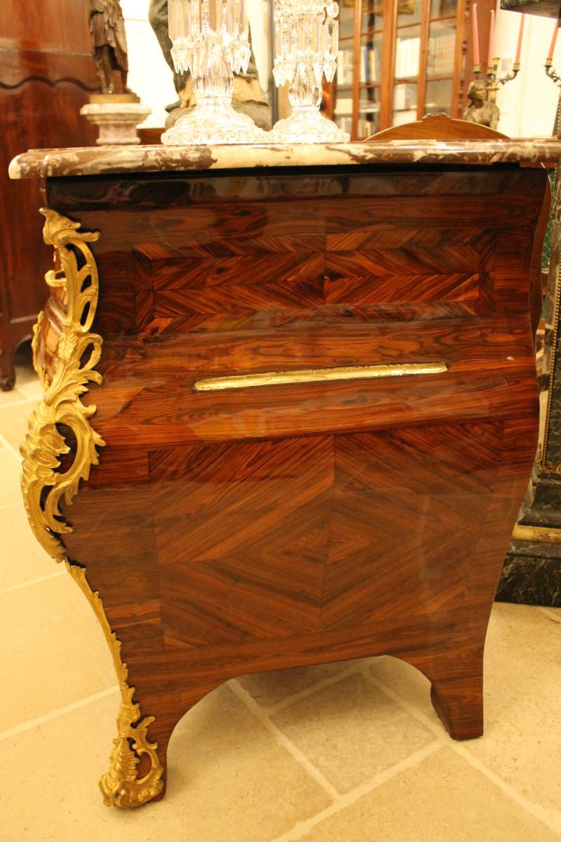 Commode Louis XV Estampillée G. Schwingkens-photo-4