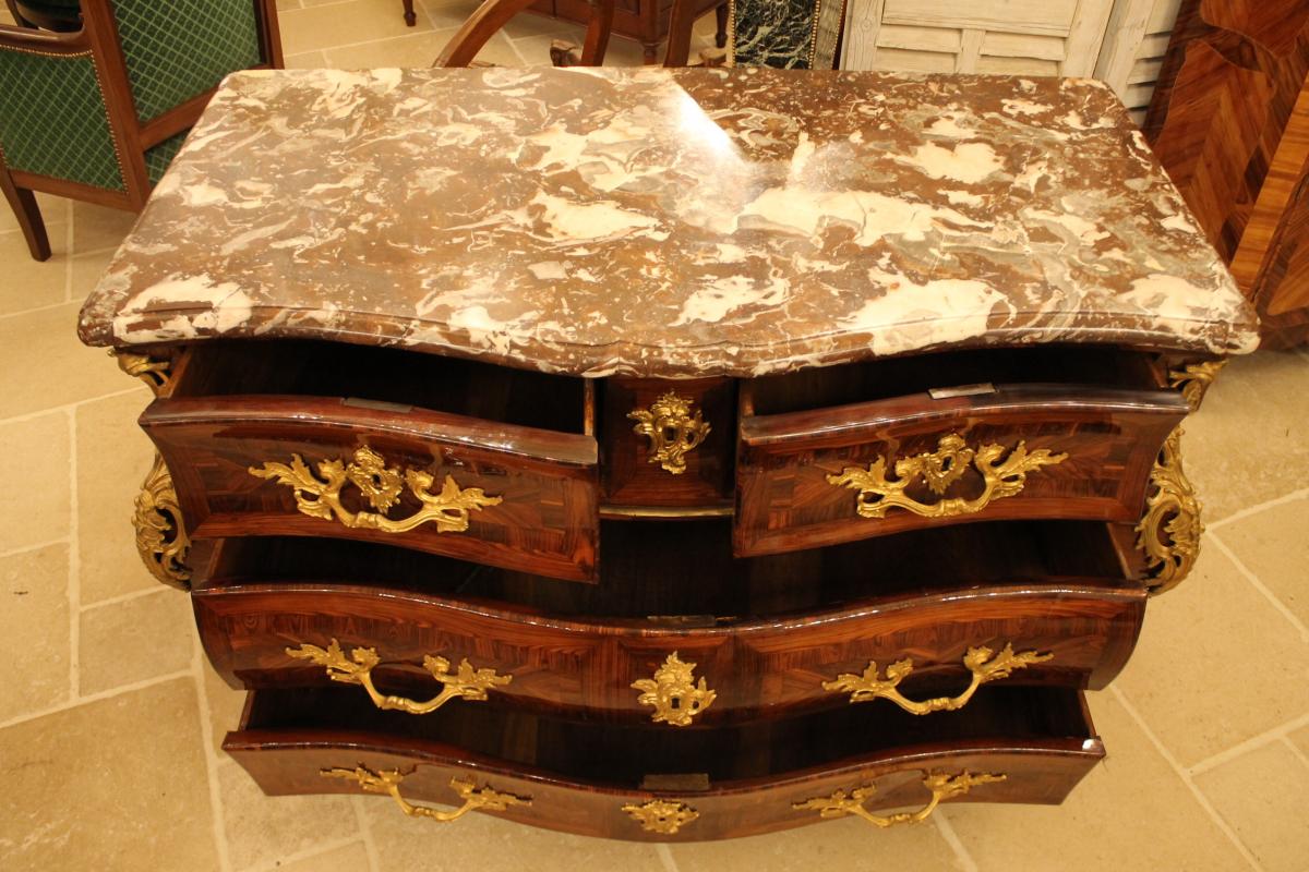 Commode Louis XV Estampillée G. Schwingkens-photo-5