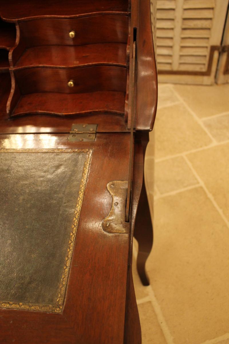 Massive Mahogany Slope Office, Louis XV Period-photo-4