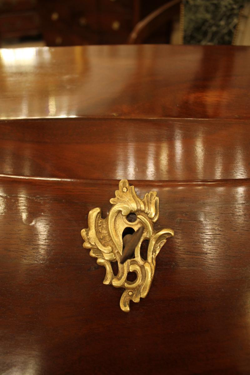 Massive Mahogany Slope Office, Louis XV Period-photo-5