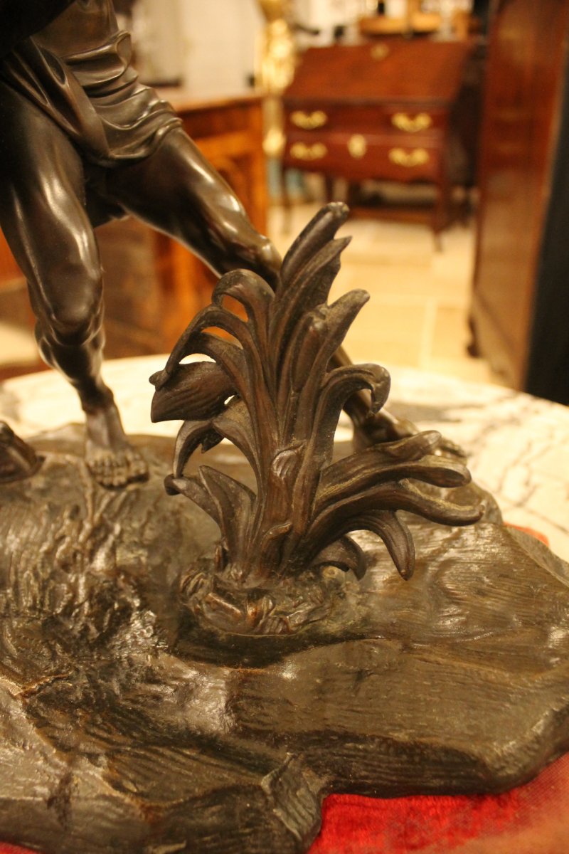 Cheval De Marly, Important Bronze d'Après Guillaume Coustou-photo-6