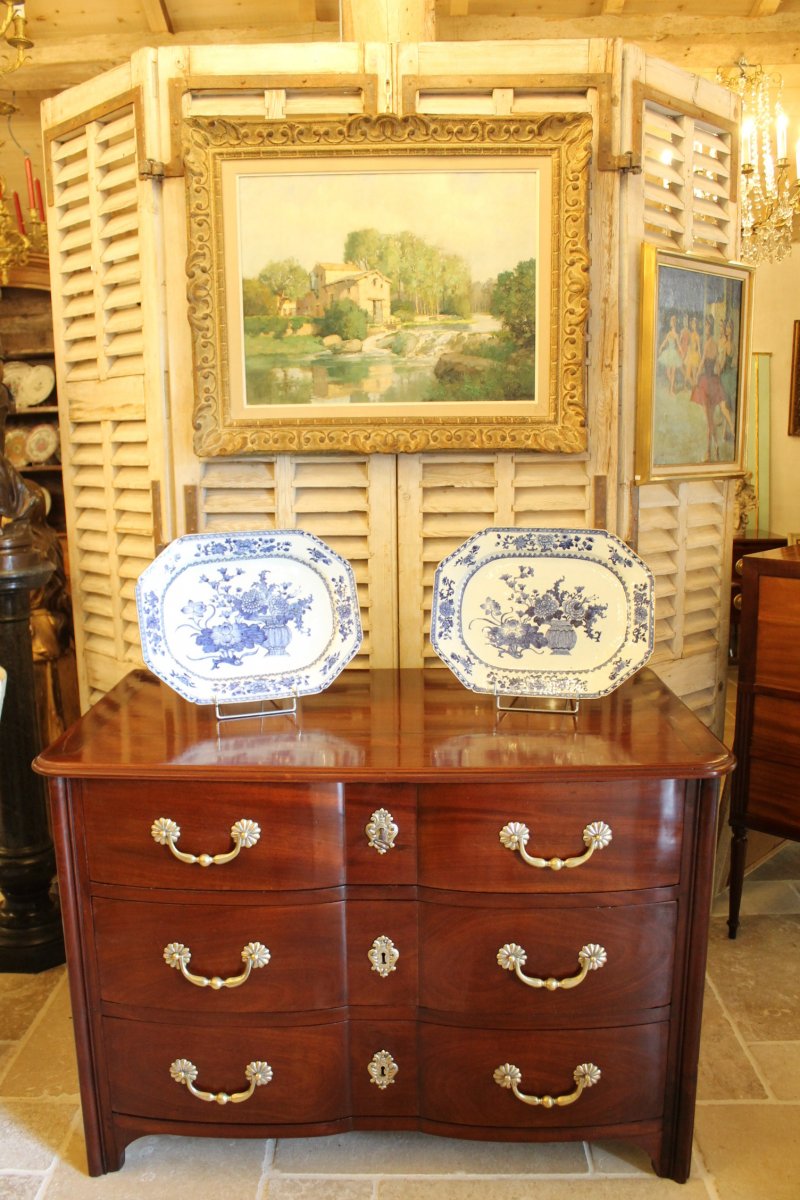 Commode Louis XIV En Acajou Massif-photo-8