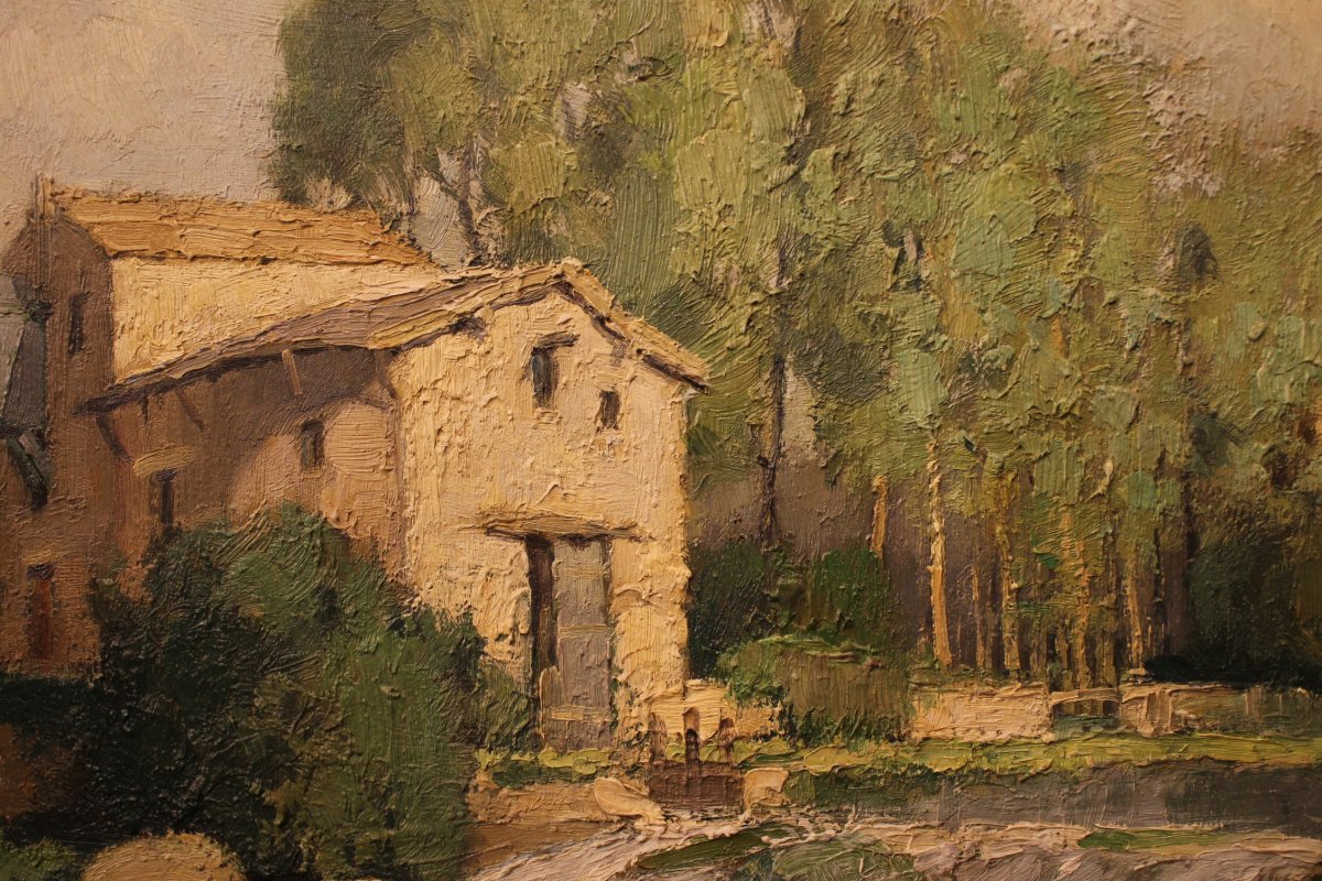 Georges Charles Robin (1903-2003) - Moulin De Chariet Près De Boussay-photo-3