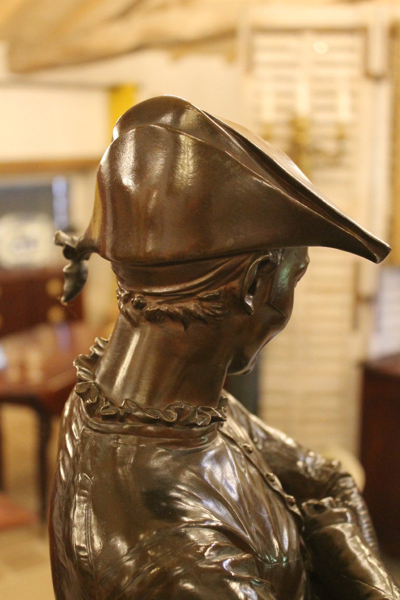 Harlequin - Bronze By René De Saint-marceaux (1845-1915)-photo-7