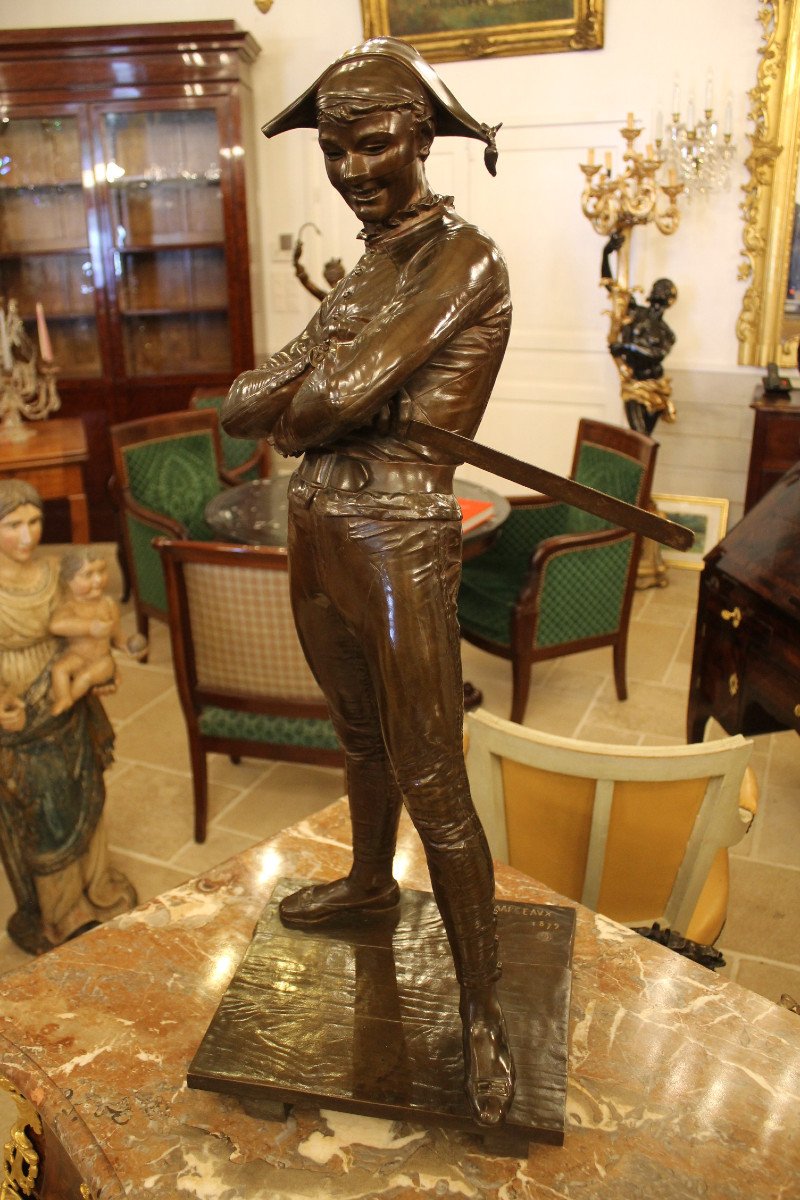 Harlequin - Bronze By René De Saint-marceaux (1845-1915)