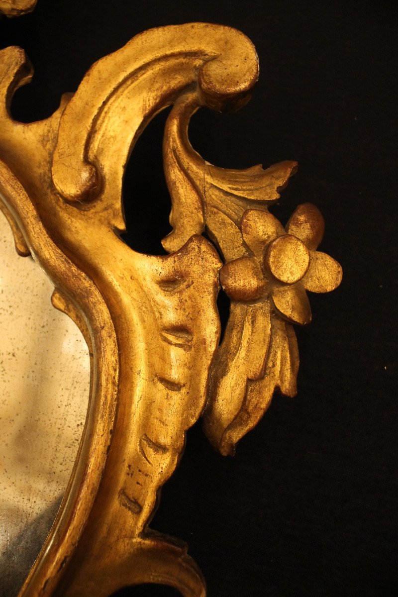 Series Of Four Italian Mirrors From The Eighteenth Century-photo-5