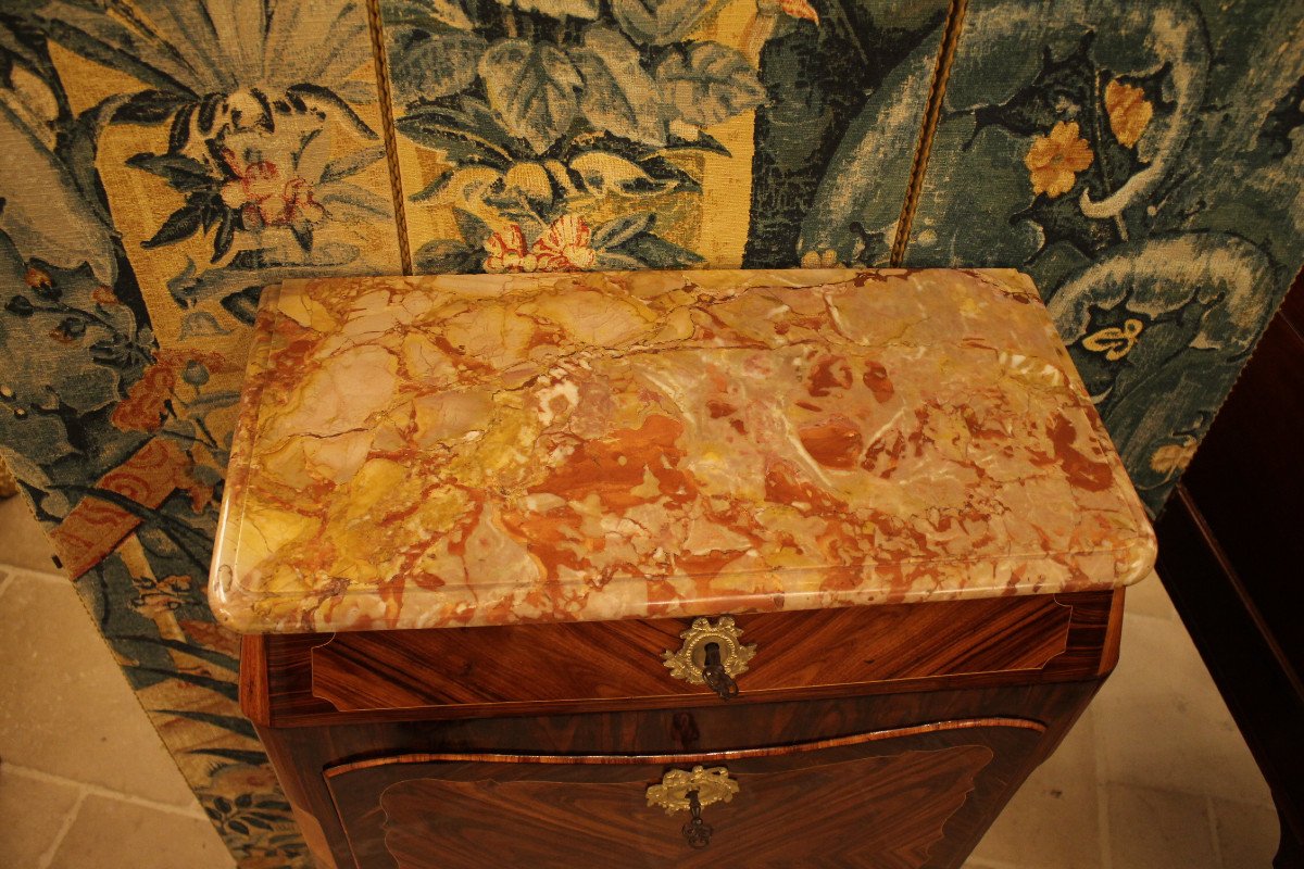 Small Louis XV Secretary Stamped Louis Noël Malle-photo-3