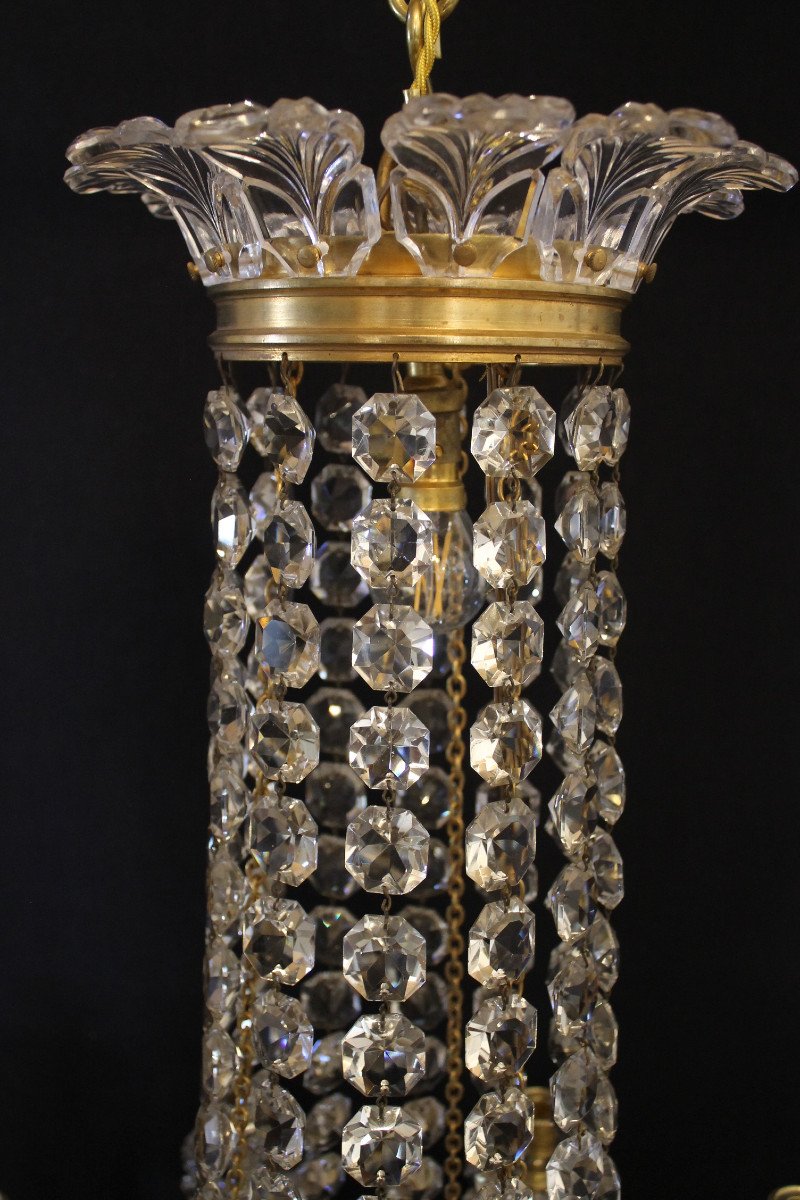 Baccarat - Crystal Hot Air Balloon Chandelier, Late 19th Century-photo-2