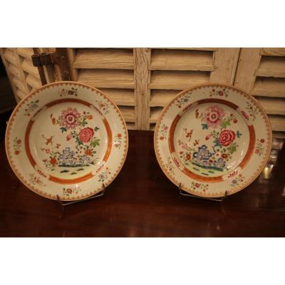 Pair Of Plates China India Company