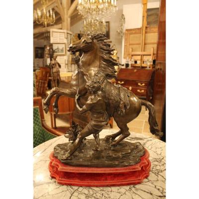 Marly Horse, Important Bronze After Guillaume Coustou