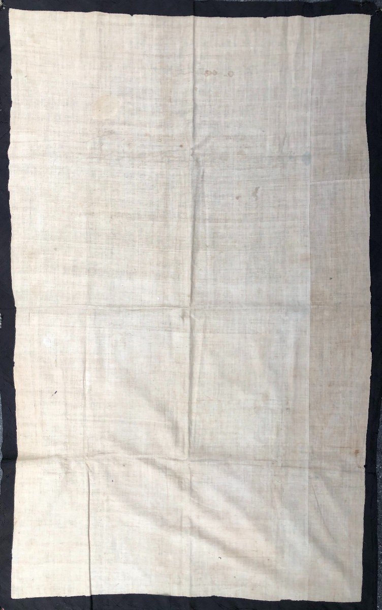 Ancien Kalamkari Ou Ghalamkar Iranien - Tissu XIXème - Art Islamique Qajar-photo-1