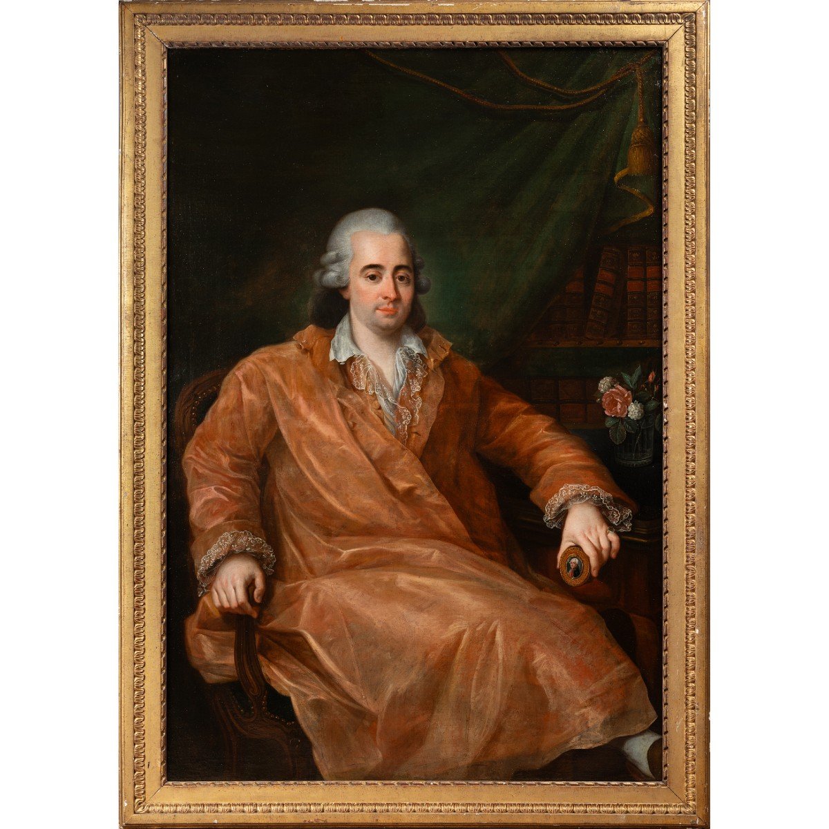 François Thomire (act. 1771-1781) - Portrait Of A Magistrate Of Pau - Dupuis De Sauvescure-photo-2