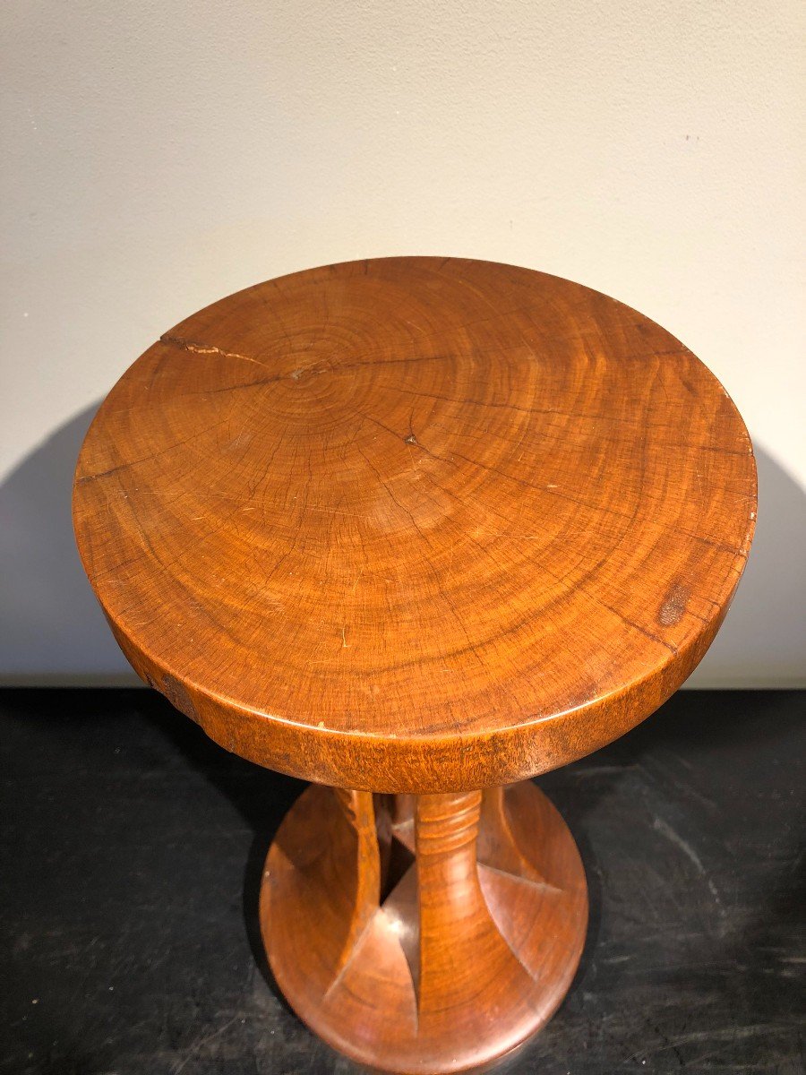 Exotic Wood Bolster Early 20th Century-photo-2