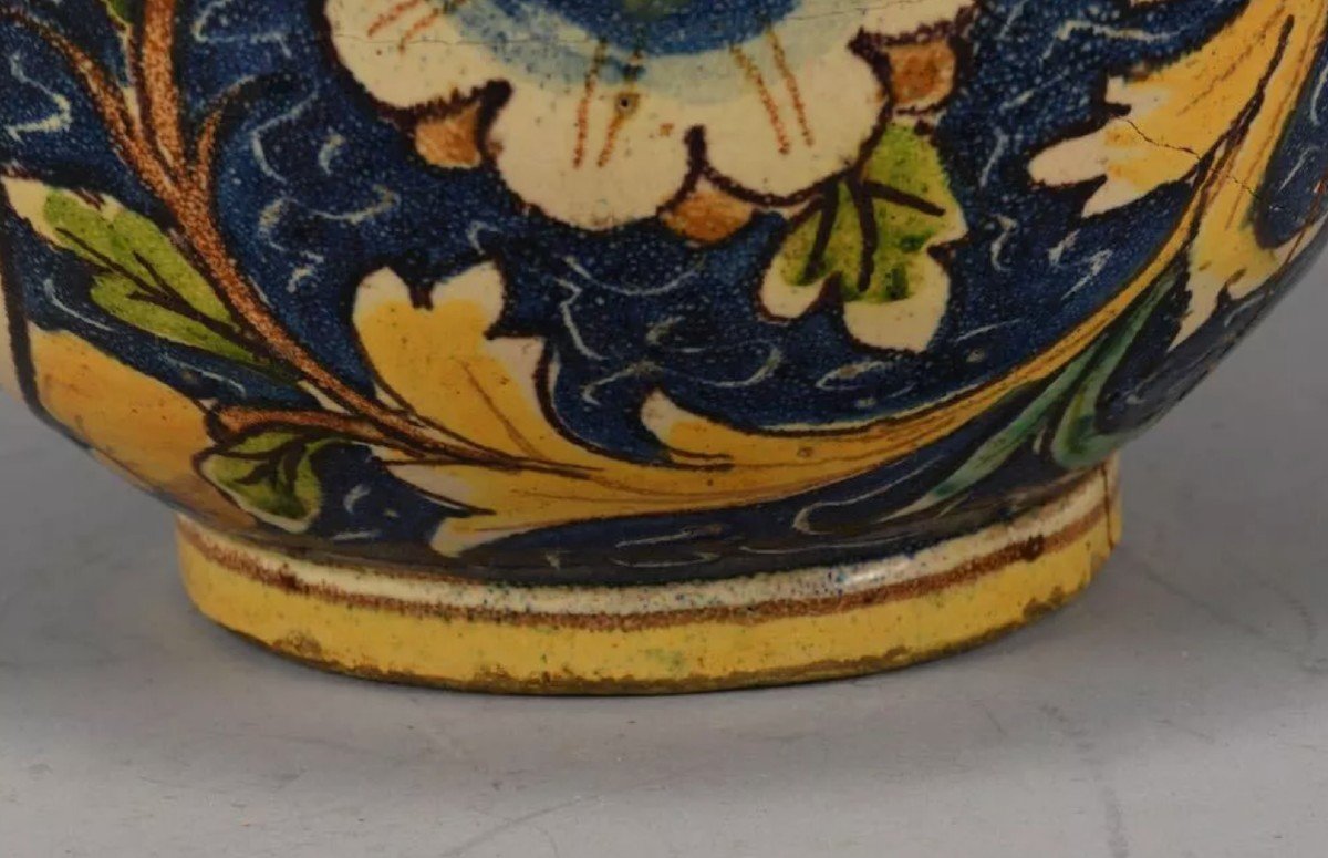 Ball Vase - Italian Majolica - Venice - 16th Century - Maiolica-photo-4