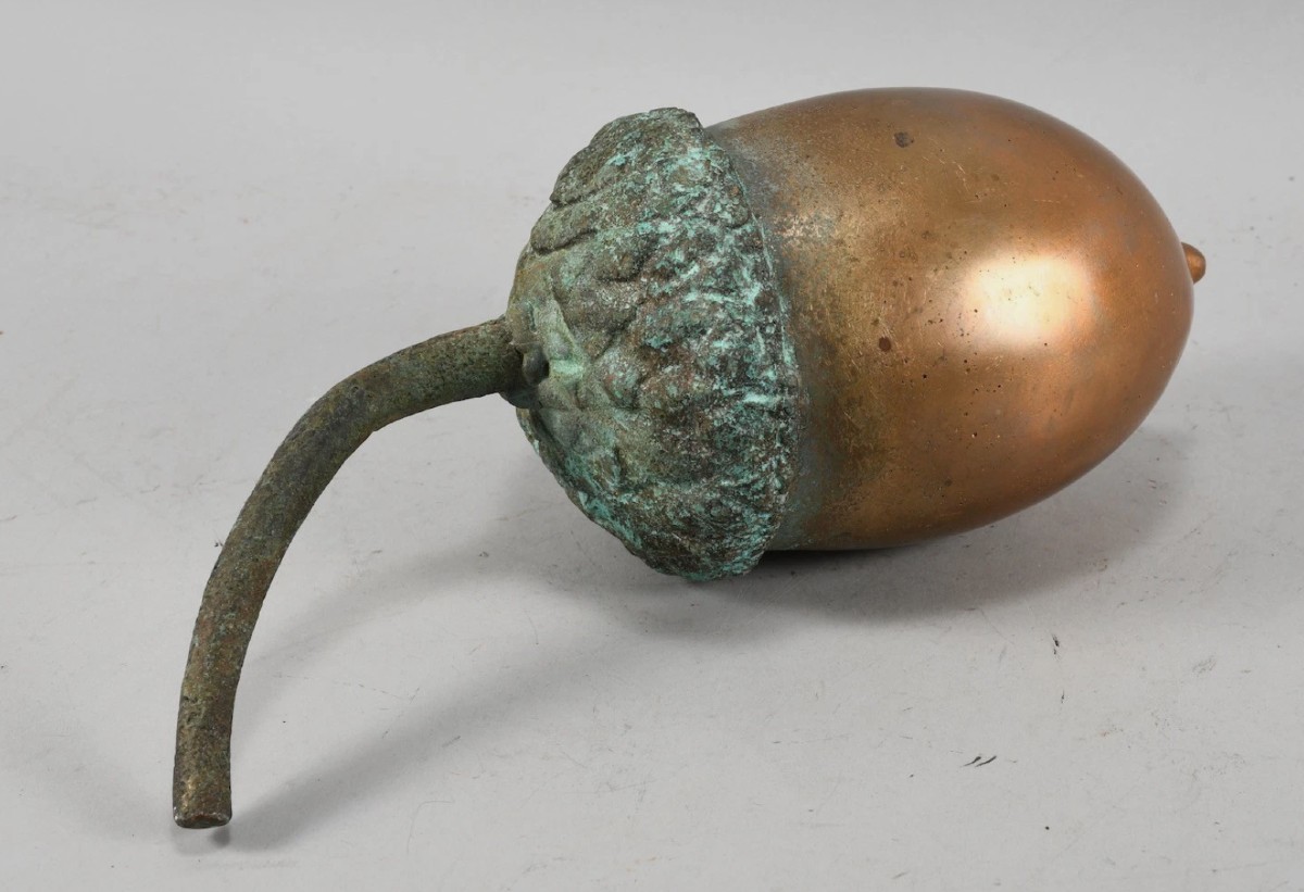 Grand Gland En Bronze - Années 60 - Décoration
