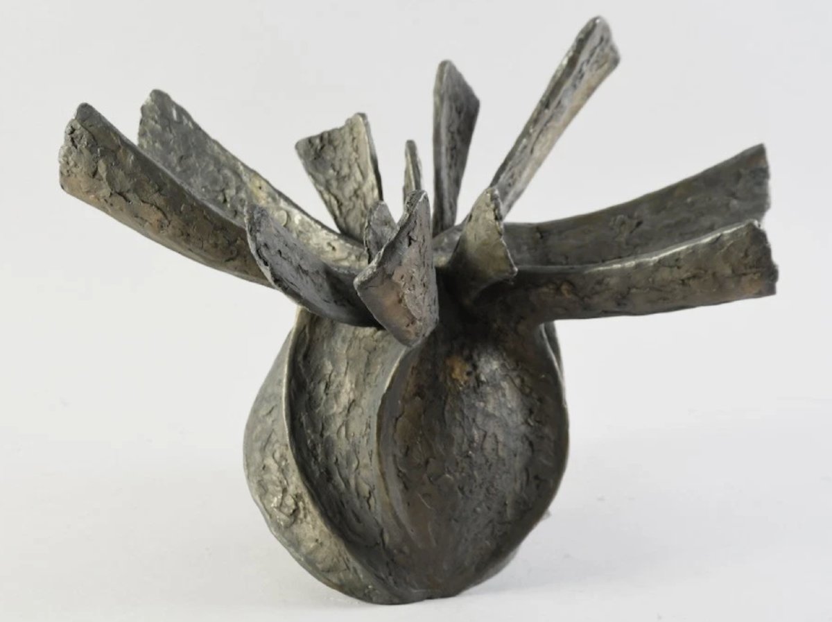 Sculpture en bronze du XXème siècle - Porte un cachet -photo-2