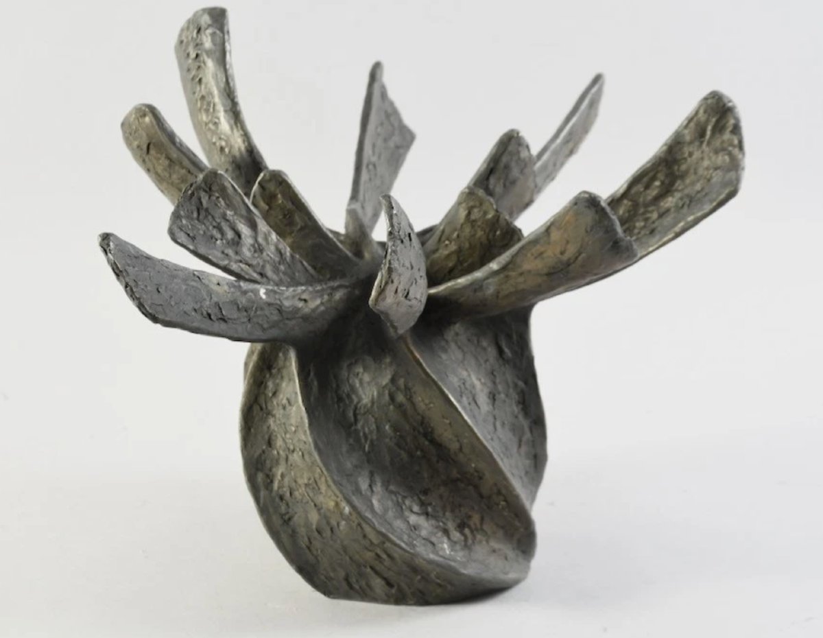 Sculpture en bronze du XXème siècle - Porte un cachet -photo-3