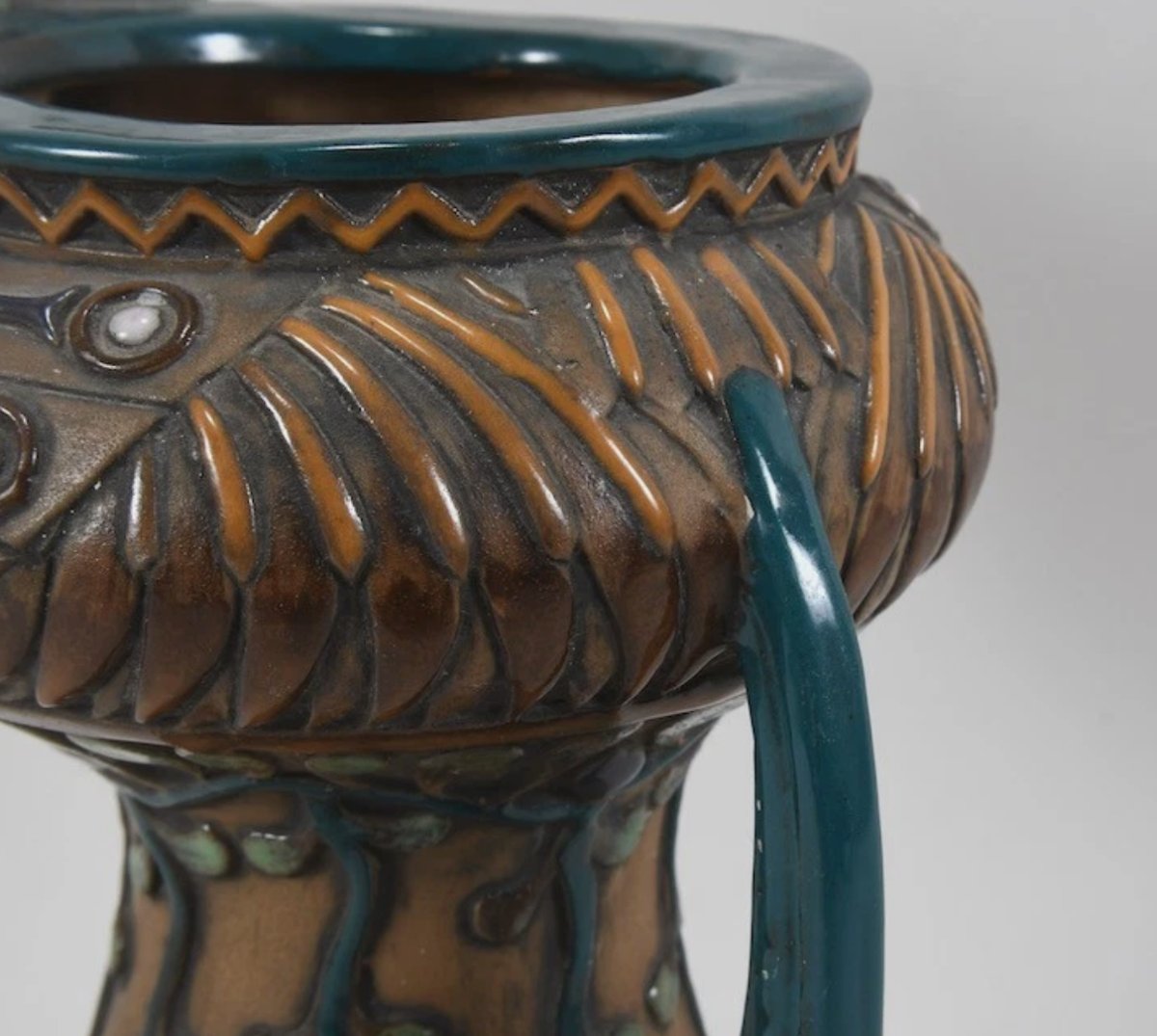 Pichet zoomorphe Amphora Austria - début XXᵉ siècle-photo-5