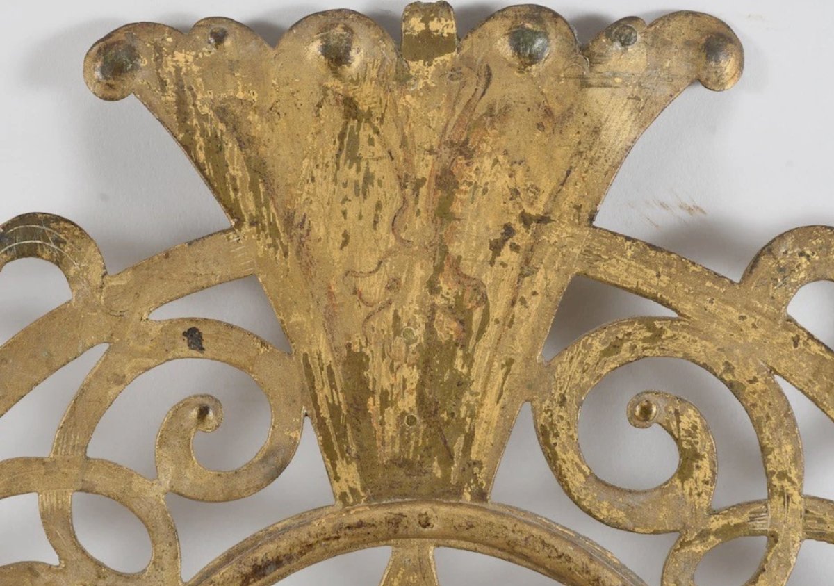 Une applique en métal doré - XIXème siècle - De style Renaissance-photo-1