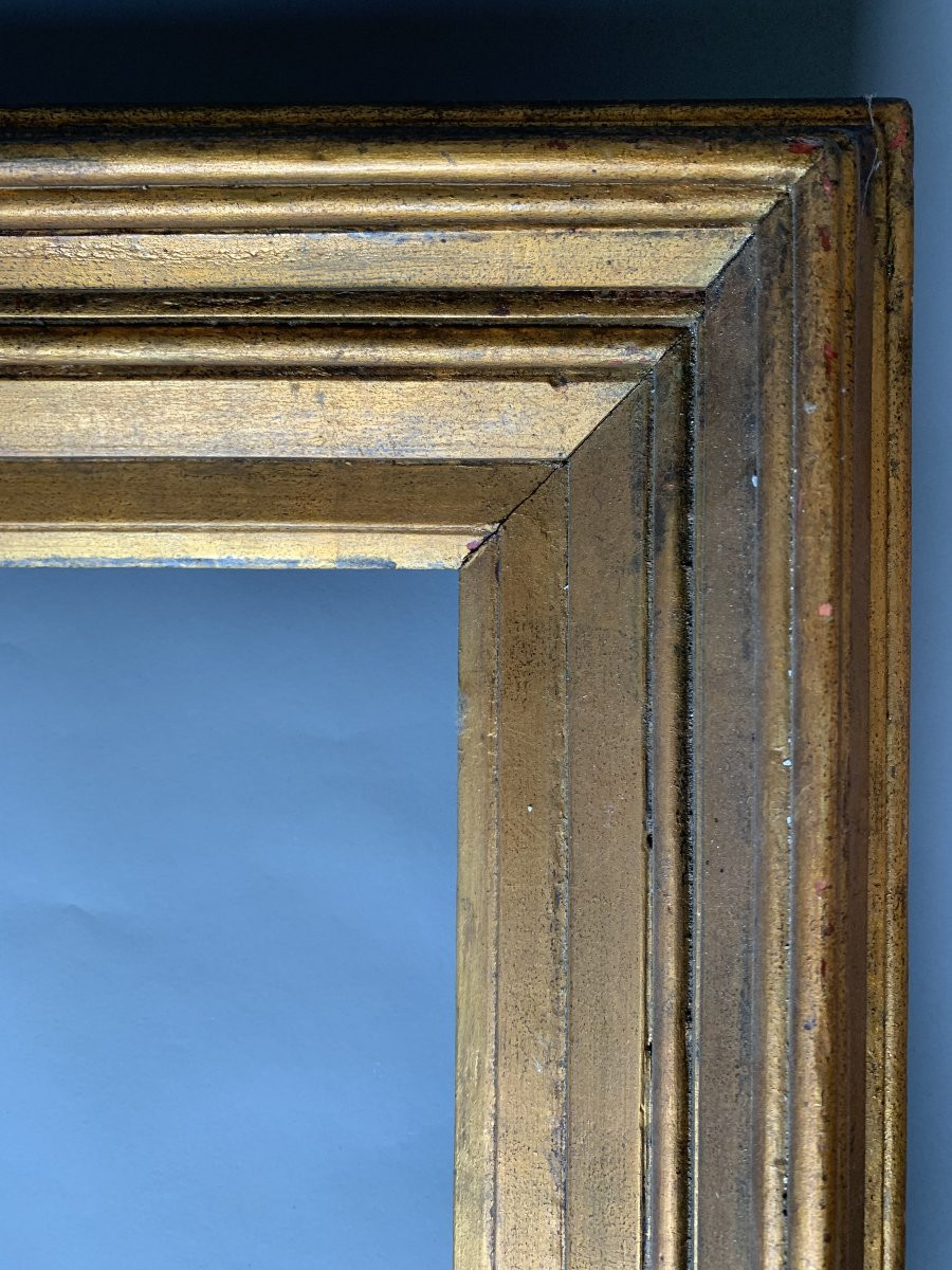 Large Gilded Wooden Frame - Early 20th Century-photo-2