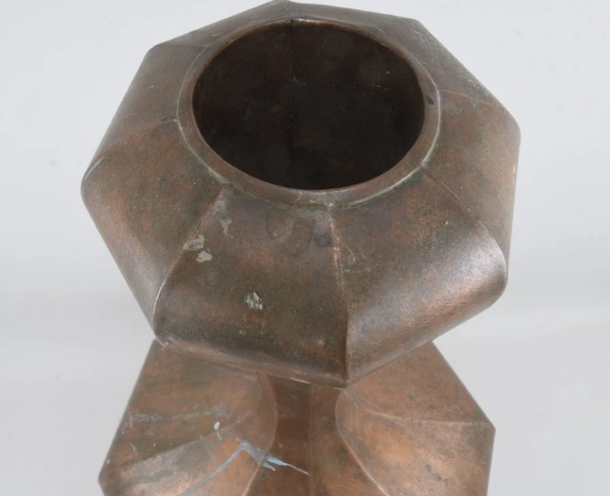Large Copper Vase – First Half Of The 20th Century-photo-2