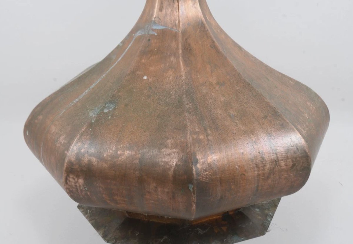 Large Copper Vase – First Half Of The 20th Century-photo-3
