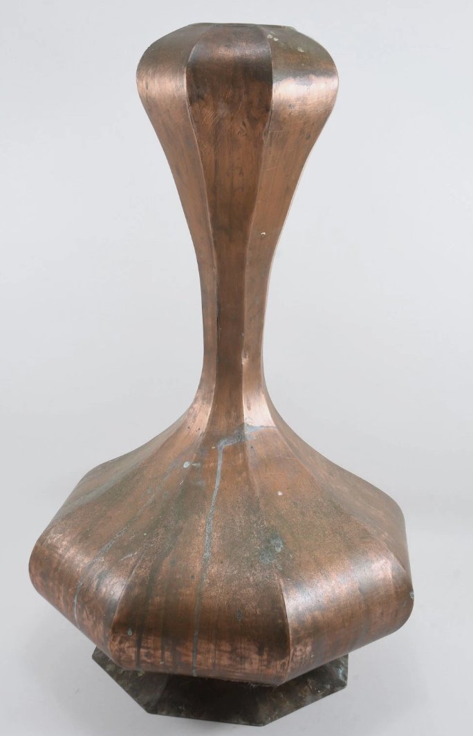 Large Copper Vase – First Half Of The 20th Century-photo-4
