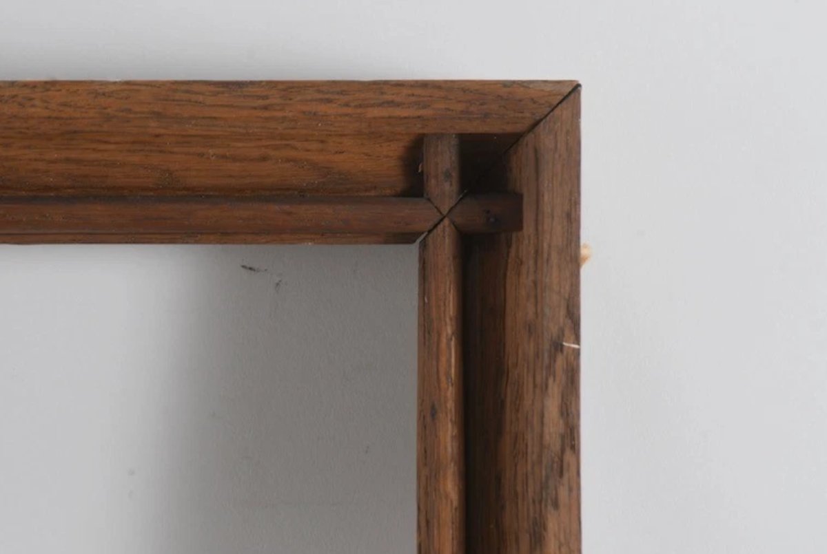 Cadre ancien en bois – Fin XIXᵉ siècle-photo-1
