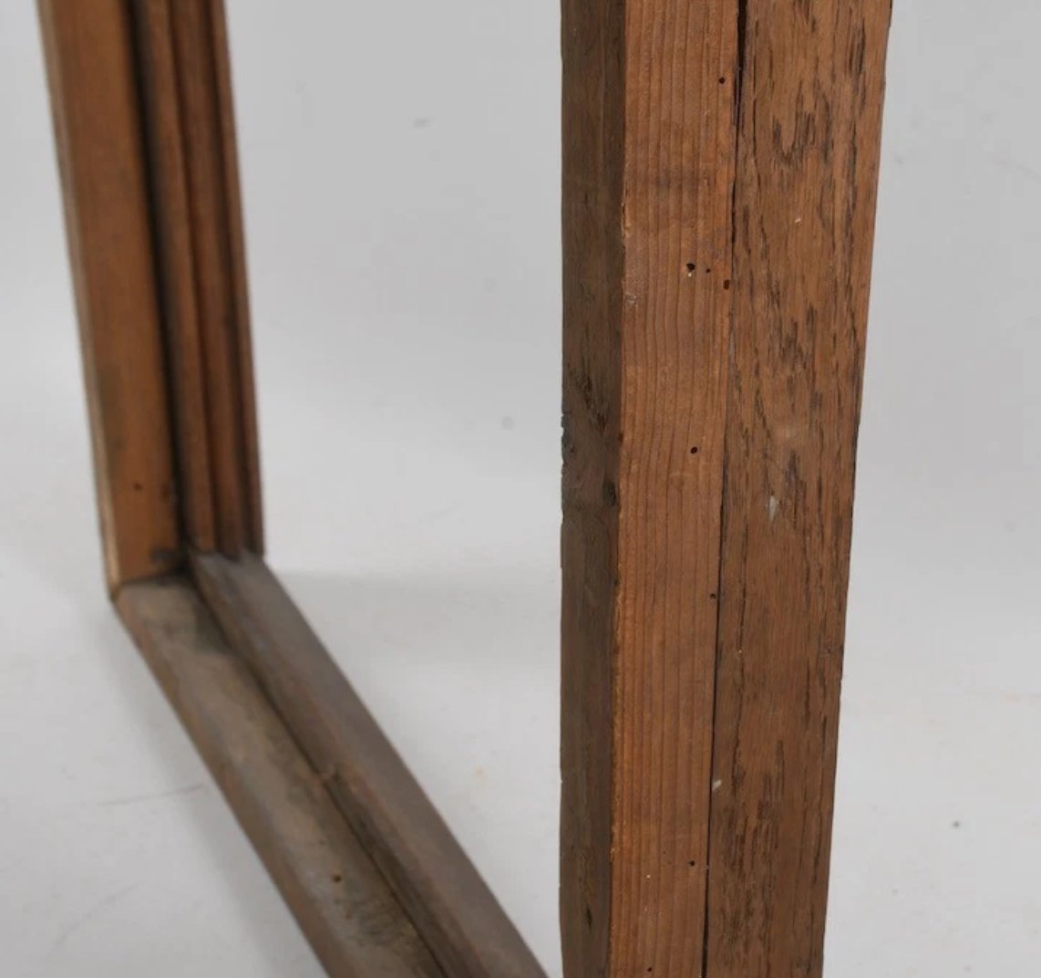 Cadre ancien en bois – Fin XIXᵉ siècle-photo-3