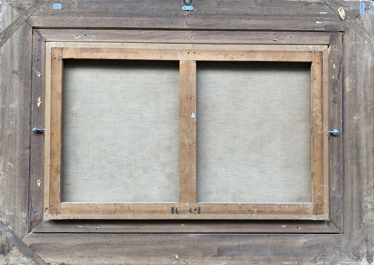 Henri Duvieux (1855-1920) – Venise animée, lumière sur la lagune - Huile sur toile-photo-3