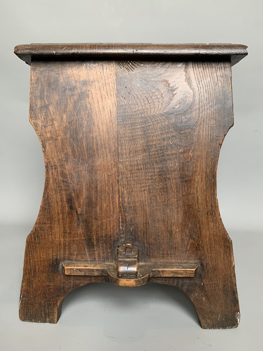 Art & Crafts Oak Stool – Circa 1900-1920-photo-4