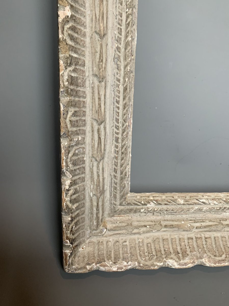 Grand cadre Montparnasse en bois sculpté et stuc – XXᵉ siècle-photo-1