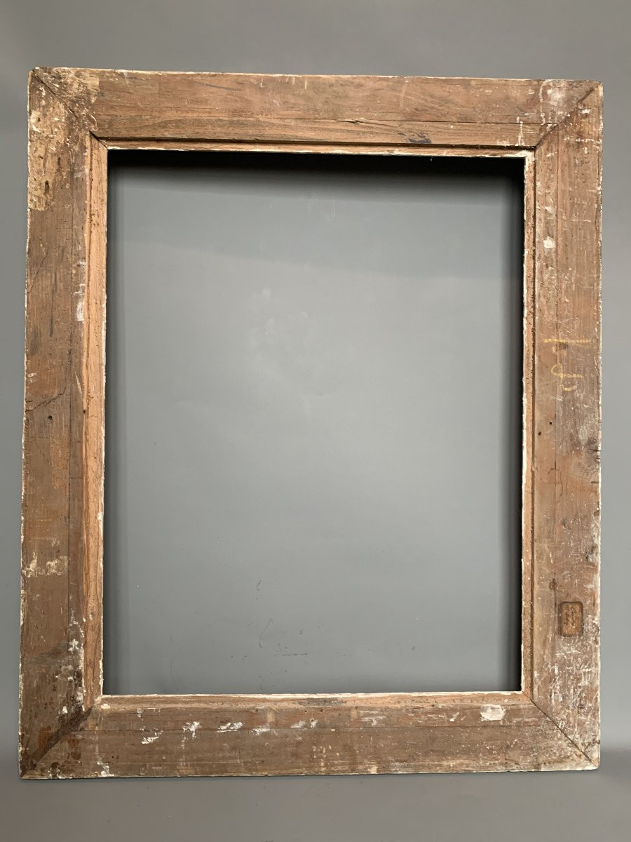 Grand cadre Montparnasse en bois sculpté et stuc – XXᵉ siècle-photo-3