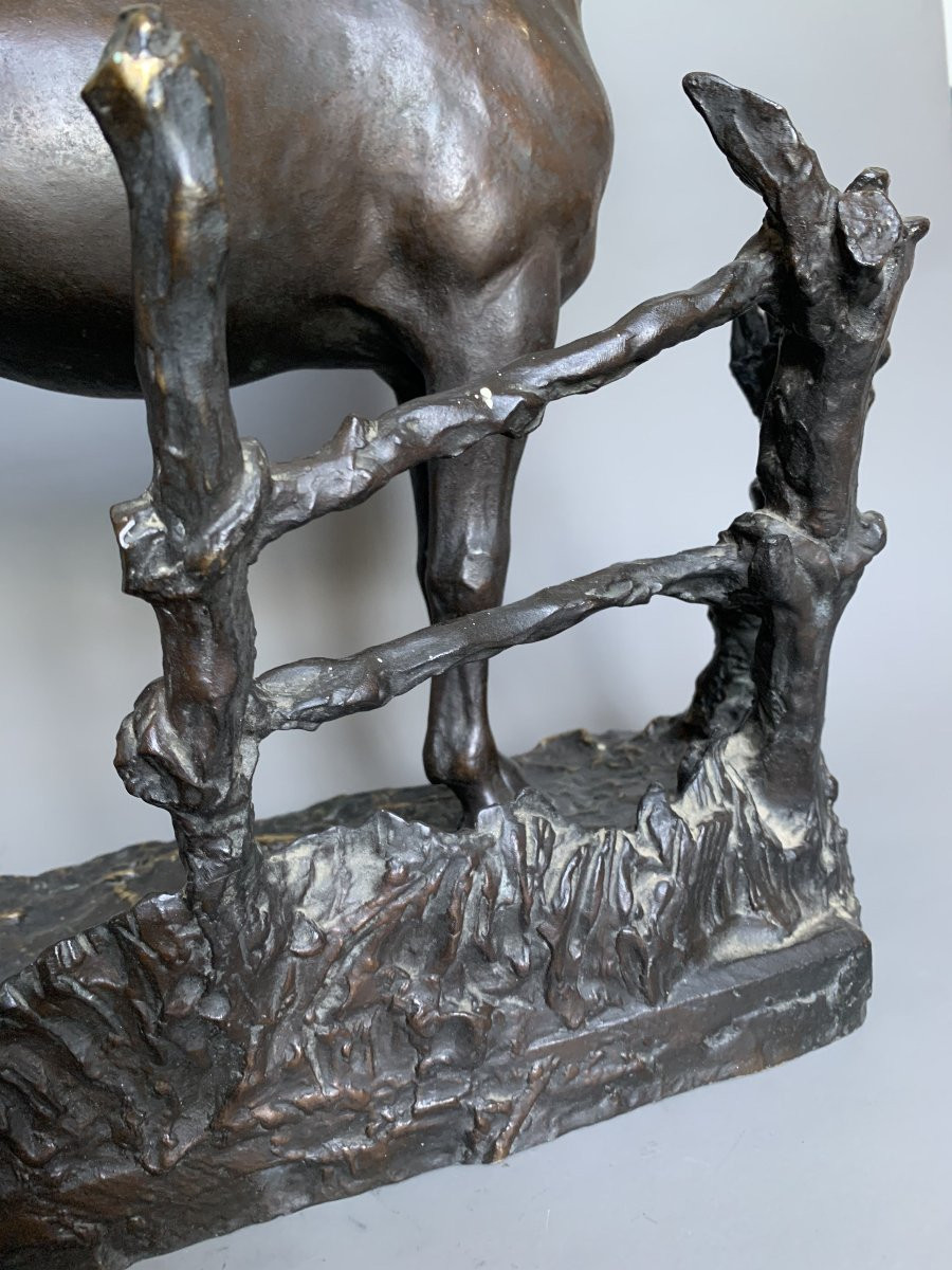 Godefroid Devreese (1861-1941)- Horse, Bronze Sculpture, Stamped H. Luppens & Cie, Brussels-photo-5