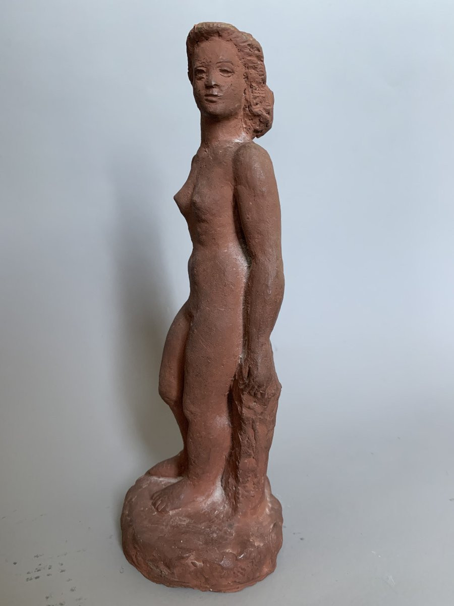 Terracotta Sculpture - Femme Nue - Bernard Anderson - XXᵉ Siècle-photo-2