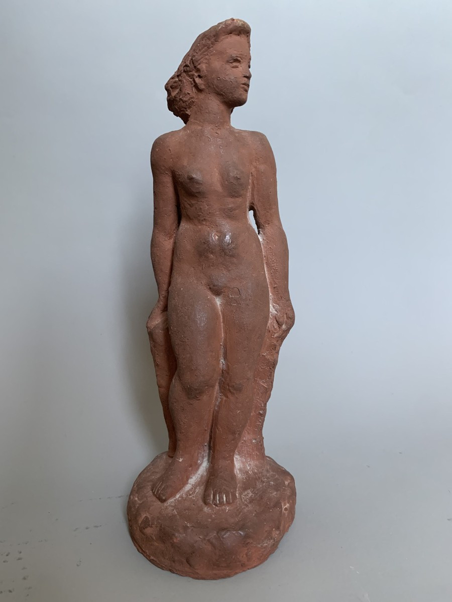 Terracotta Sculpture - Femme Nue - Bernard Anderson - XXᵉ Siècle