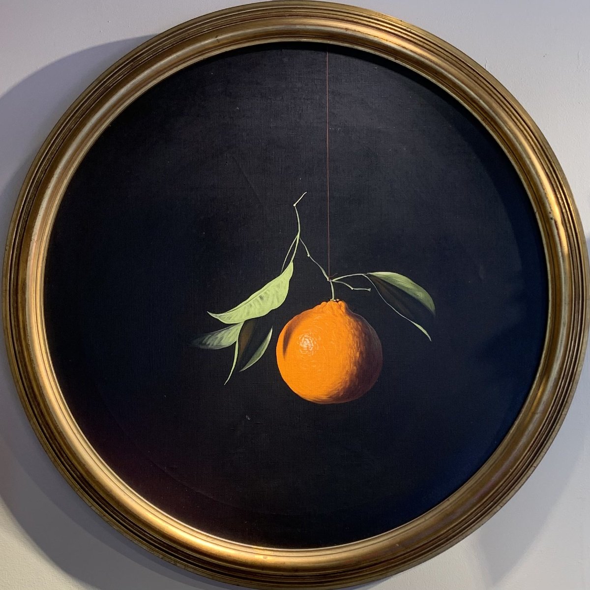 Oil On Canvas, "arancia" – P. Fortunato – Italy, 1980s