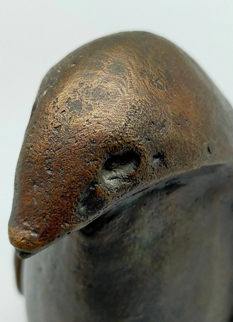Bronze Penguin Sculpture – 1970s-photo-1