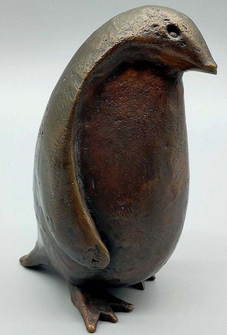 Bronze Penguin Sculpture – 1970s