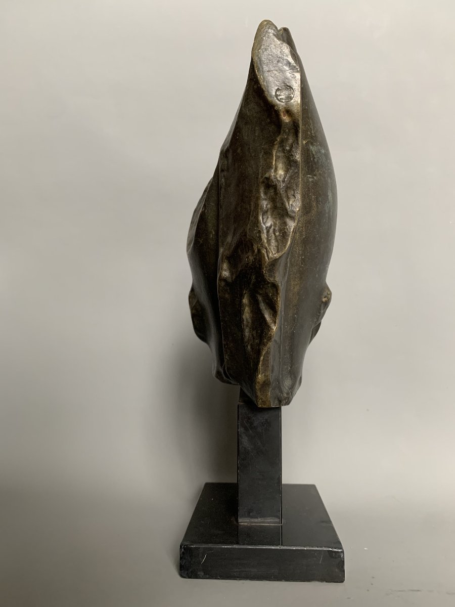Tête du dieu Osiris en bronze – Musée du Louvre - Éditions des Musées nationaux-photo-3